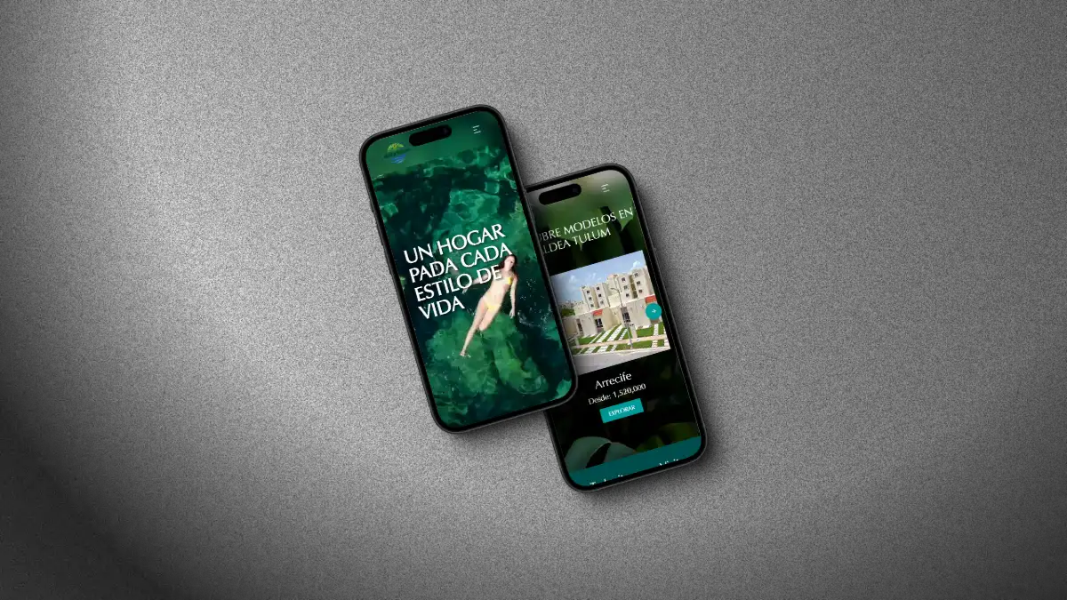 Diseño web Aldea Tulum | Webiflow