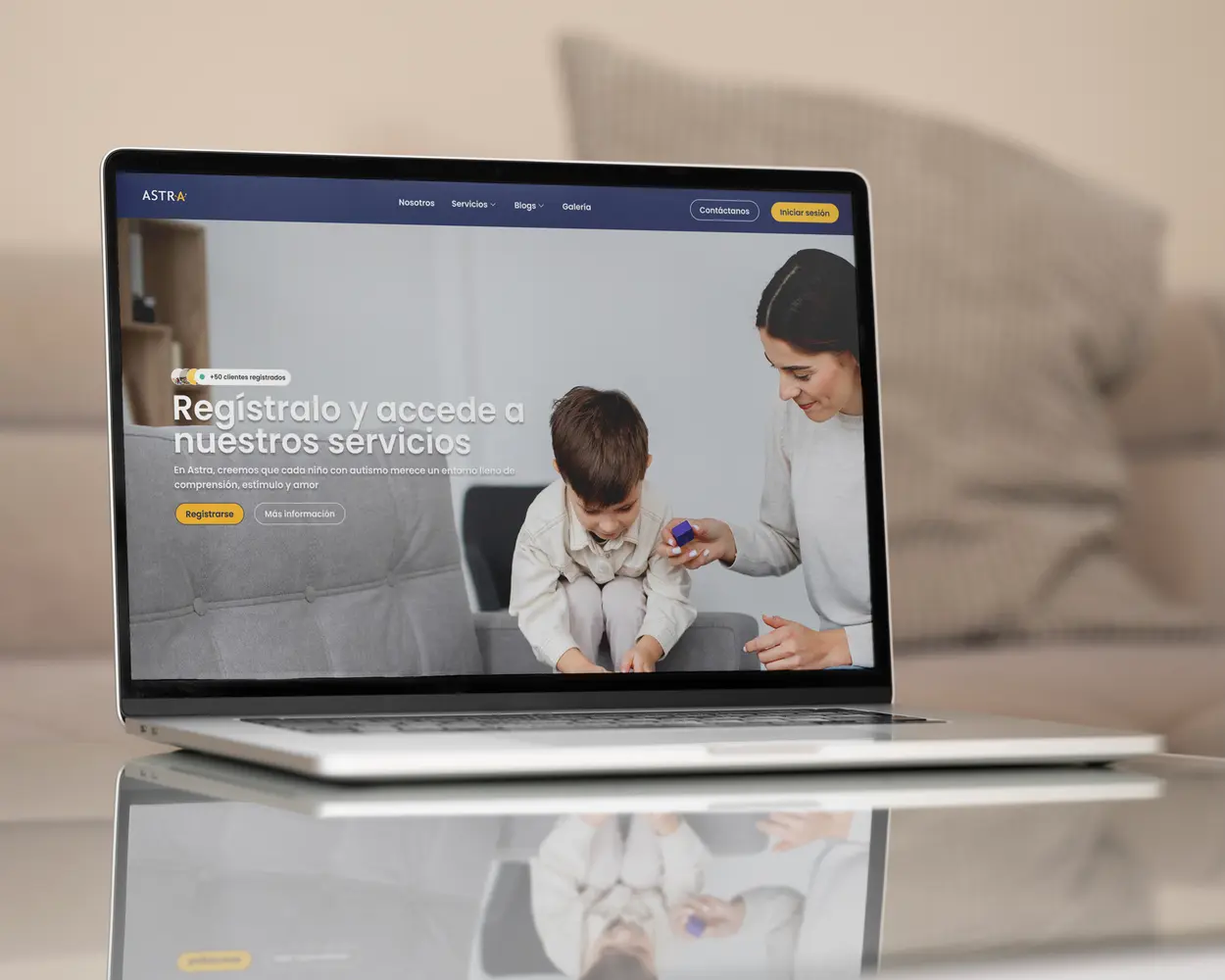 Diseño web de Astra Cancún | Webiflow